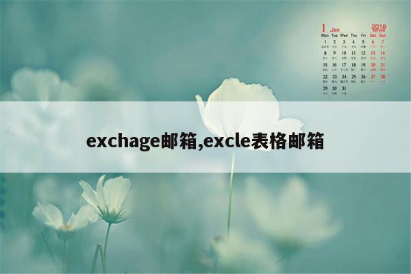 exchage邮箱,excle表格邮箱