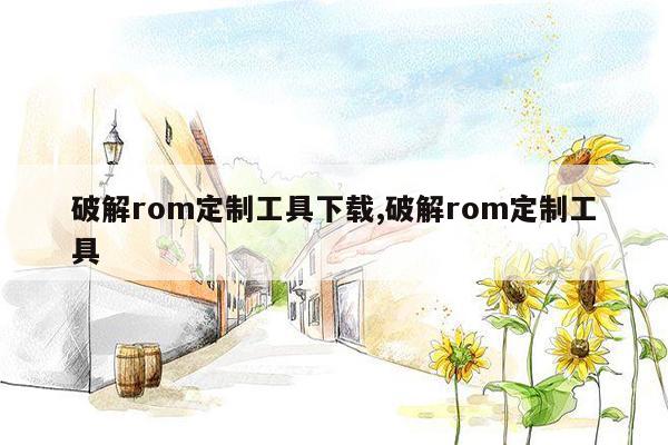 破解rom定制工具下载,破解rom定制工具